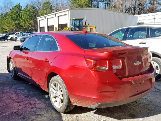 1G11C5SL3EF172035 - 2014 CHEVROLET MALIBU 1LT წითელი ფოტო 3