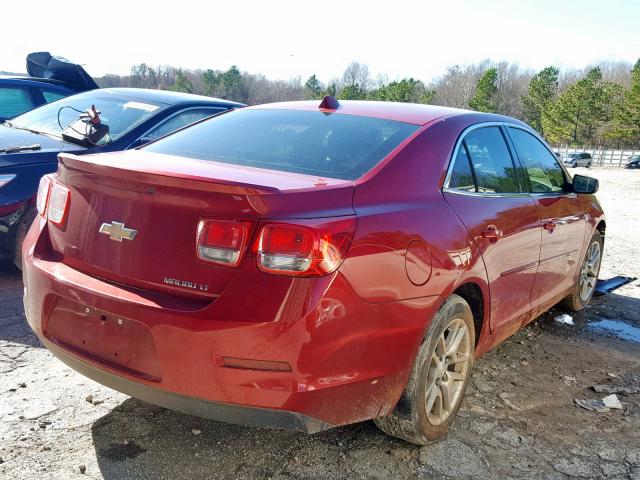 1G11C5SL3EF172035 - 2014 CHEVROLET MALIBU 1LT წითელი ფოტო 4