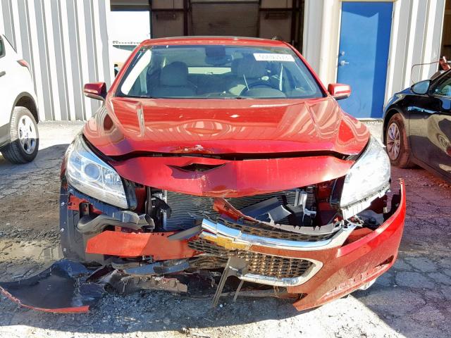 1G11C5SL3EF172035 - 2014 CHEVROLET MALIBU 1LT წითელი ფოტო 9