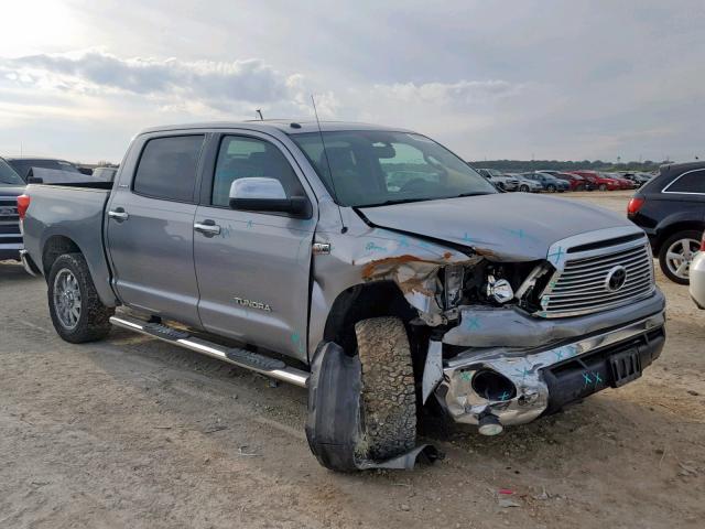 5TFFY5F11CX124872 - 2012 TOYOTA TUNDRA CRE SILVER photo 1