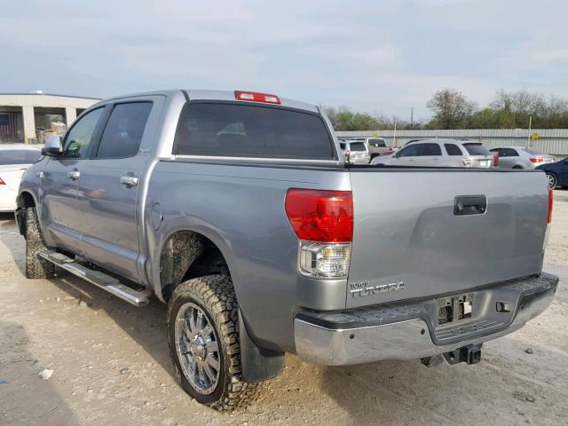 5TFFY5F11CX124872 - 2012 TOYOTA TUNDRA CRE SILVER photo 3