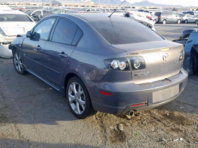 JM1BK323571666710 - 2007 MAZDA 3 S GRAY photo 3