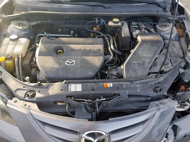 JM1BK323571666710 - 2007 MAZDA 3 S GRAY photo 7