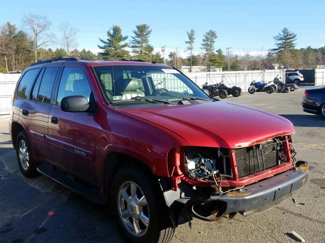 1GKDT13S042157408 - 2004 GMC ENVOY RED photo 1