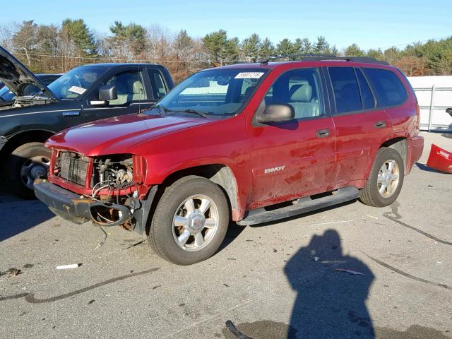 1GKDT13S042157408 - 2004 GMC ENVOY RED photo 2