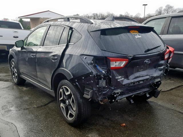 JF2GTAMC3JH274376 - 2018 SUBARU CROSSTREK GRAY photo 3