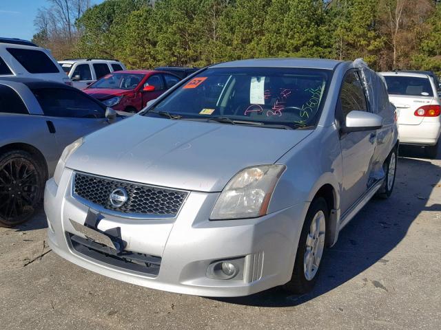 3N1AB6AP3CL628190 - 2012 NISSAN SENTRA 2.0 SILVER photo 2