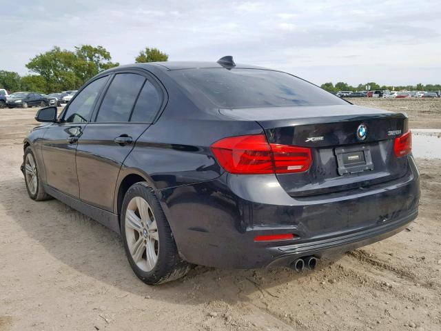 WBA8E9G55GNT43780 - 2016 BMW 328 I SULE BLACK photo 3