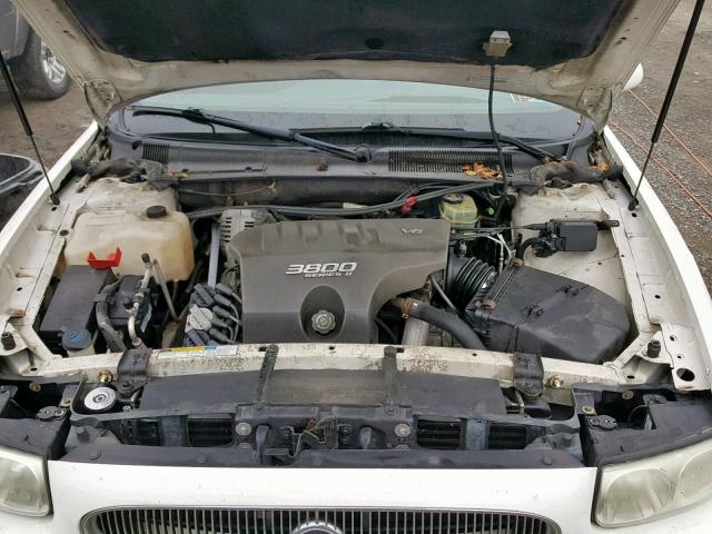 1G4HP54K714149387 - 2001 BUICK LESABRE CU WHITE photo 7