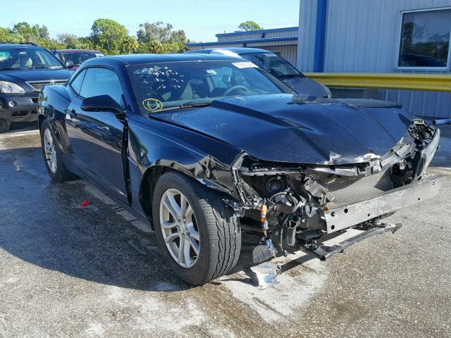 2G1FB1E36F9293195 - 2015 CHEVROLET CAMARO LS BLACK photo 1