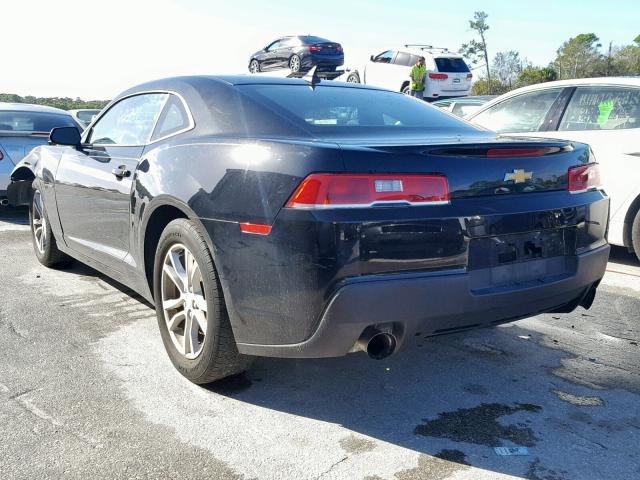 2G1FB1E36F9293195 - 2015 CHEVROLET CAMARO LS BLACK photo 3