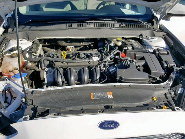 3FA6P0G73GR338405 - 2016 FORD FUSION S WHITE photo 7