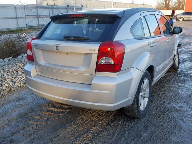 1C3CDWCA7CD531027 - 2012 DODGE CALIBER SX SILVER photo 4