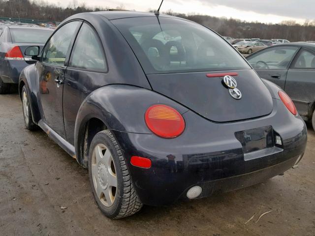 3VWCC21C7YM433717 - 2000 VOLKSWAGEN NEW BEETLE BLACK photo 3