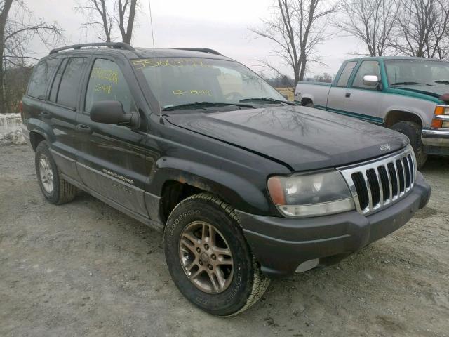 1J4GW48S92C291653 - 2002 JEEP GRAND CHER BLACK photo 1