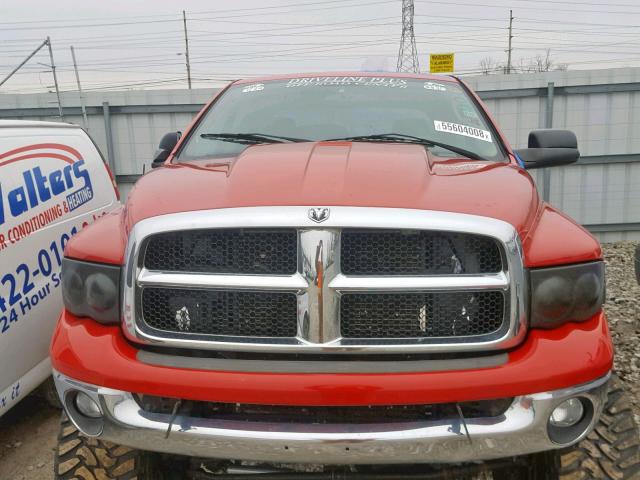 3D7KU28C24G172772 - 2004 DODGE RAM 2500 S RED photo 7