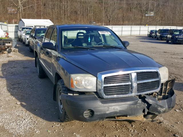 1D7HW28P17S209055 - 2007 DODGE DAKOTA QUA GRAY photo 1