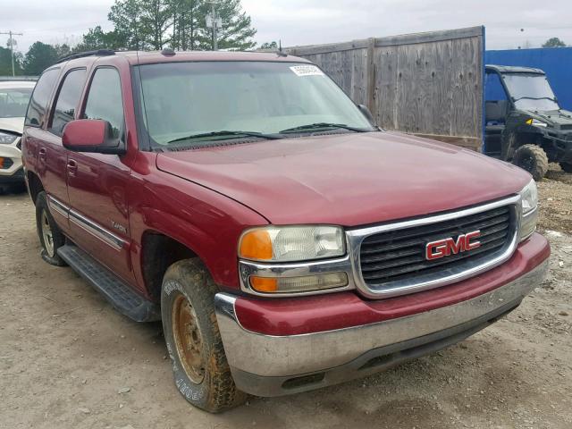 1GKEC13Z74R170178 - 2004 GMC YUKON MAROON photo 1