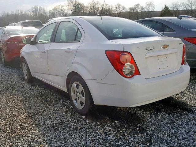 1G1JA5SH4D4111692 - 2013 CHEVROLET SONIC LS WHITE photo 3
