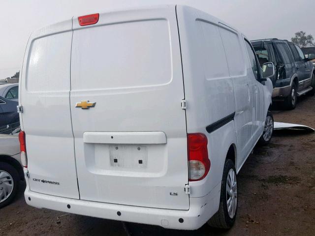 3N63M0YN5HK703015 - 2017 CHEVROLET CITY EXPRE WHITE photo 4