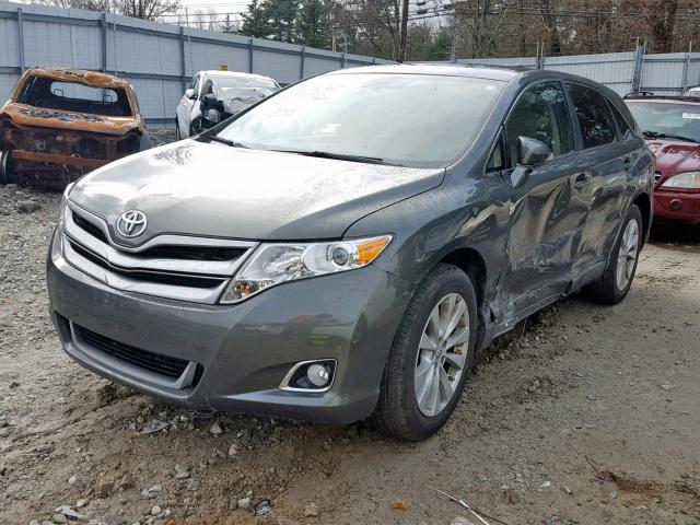 4T3BA3BB8EU053988 - 2014 TOYOTA VENZA LE GREEN photo 2