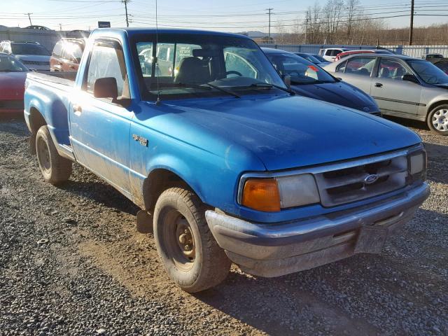 1FTCR10A5TPA11640 - 1996 FORD RANGER BLUE photo 1