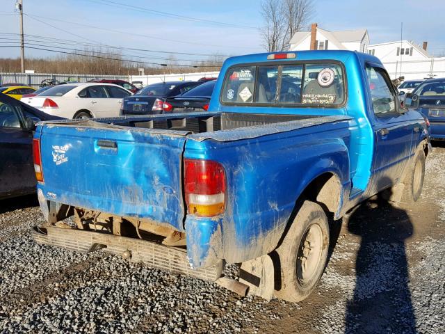 1FTCR10A5TPA11640 - 1996 FORD RANGER BLUE photo 4