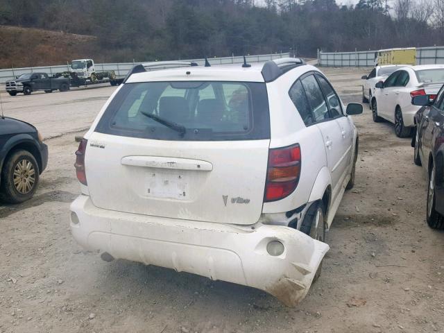 5Y2SL65818Z420990 - 2008 PONTIAC VIBE WHITE photo 4