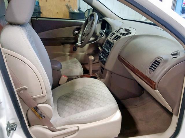 1G1ZT54815F289415 - 2005 CHEVROLET MALIBU LS Ақ фото 5