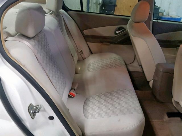 1G1ZT54815F289415 - 2005 CHEVROLET MALIBU LS Ақ фото 6