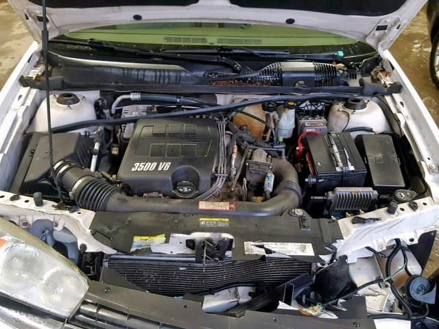 1G1ZT54815F289415 - 2005 CHEVROLET MALIBU LS Ақ фото 7