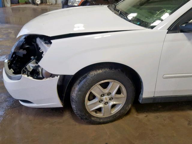1G1ZT54815F289415 - 2005 CHEVROLET MALIBU LS Ақ фото 9