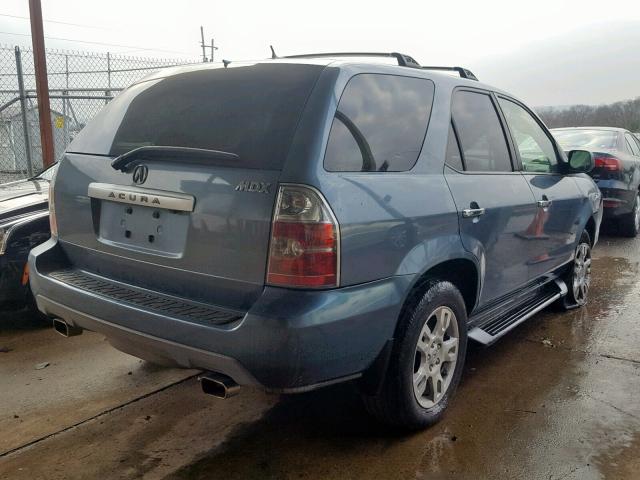 2HNYD18836H525981 - 2006 ACURA MDX TOURIN BLUE photo 4