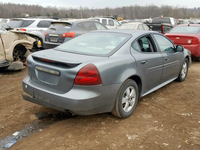 2G2WP522151210964 - 2005 PONTIAC GRAND PRIX GRAY photo 4