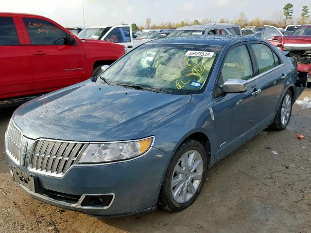 3LNDL2L30CR806060 - 2012 LINCOLN MKZ HYBRID TURQUOISE photo 2