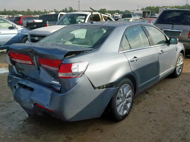 3LNDL2L30CR806060 - 2012 LINCOLN MKZ HYBRID TURQUOISE photo 4