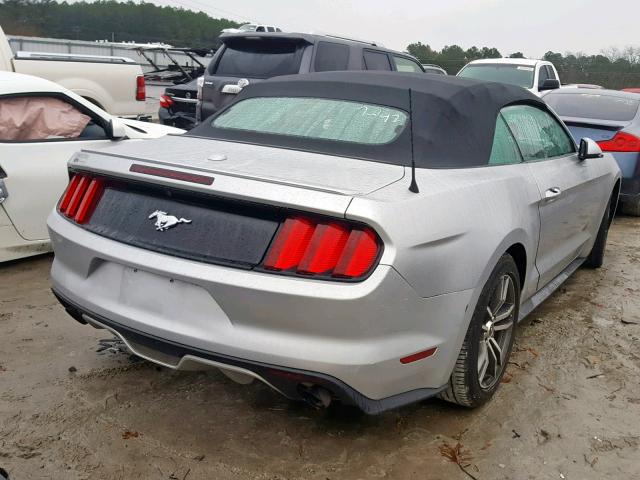 1FATP8UH8H5282142 - 2017 FORD MUSTANG SILVER photo 4