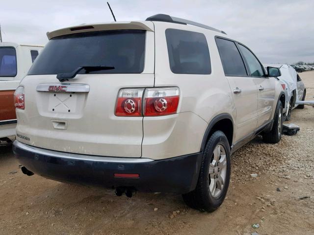 1GKKRPED1BJ311005 - 2011 GMC ACADIA SLE WHITE photo 4