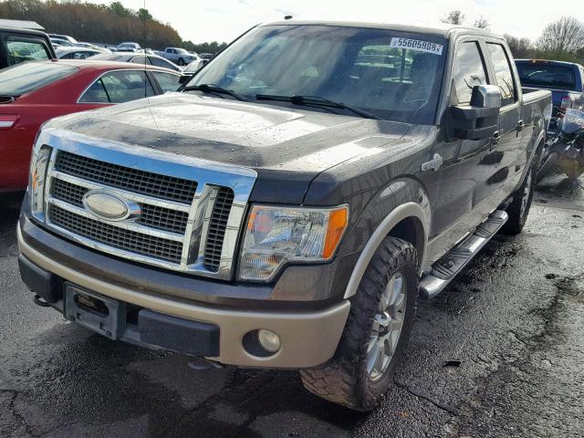 1FTPW14V49KB58657 - 2009 FORD F150 SUPER GREEN photo 2