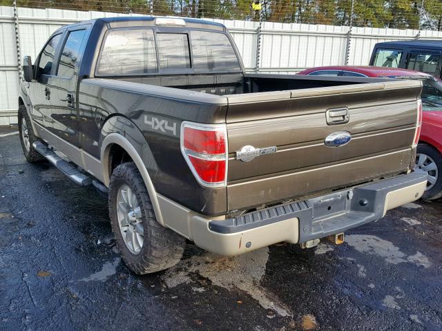 1FTPW14V49KB58657 - 2009 FORD F150 SUPER GREEN photo 3