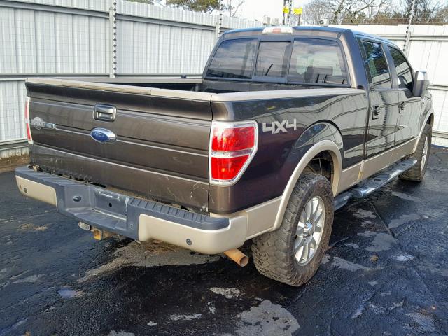 1FTPW14V49KB58657 - 2009 FORD F150 SUPER GREEN photo 4