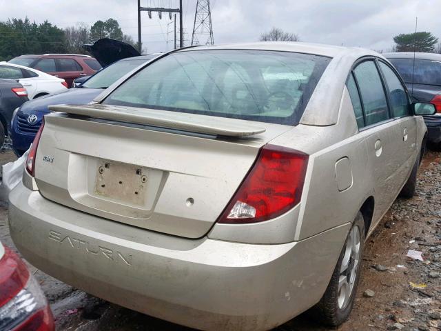1G8AL52F23Z143794 - 2003 SATURN ION LEVEL GOLD photo 4
