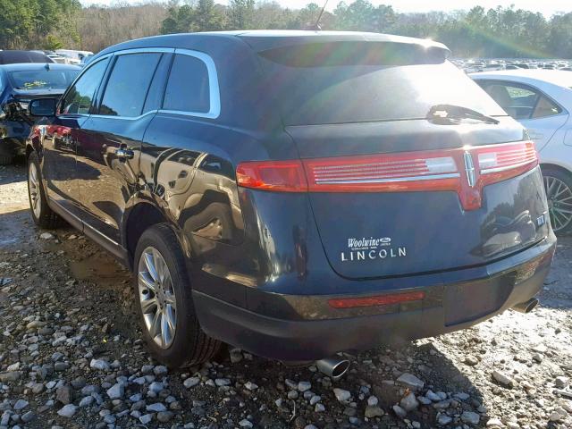 2LMHJ5FK7DBL54219 - 2013 LINCOLN MKT BLACK photo 3