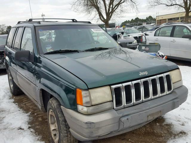 1J4GZ58Y9VC742957 - 1997 JEEP GRAND CHER GREEN photo 1