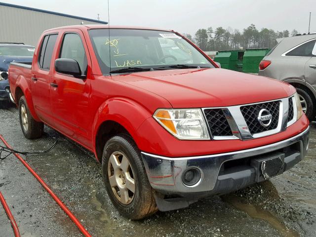 1N6AD07U96C477080 - 2006 NISSAN FRONTIER C RED photo 1