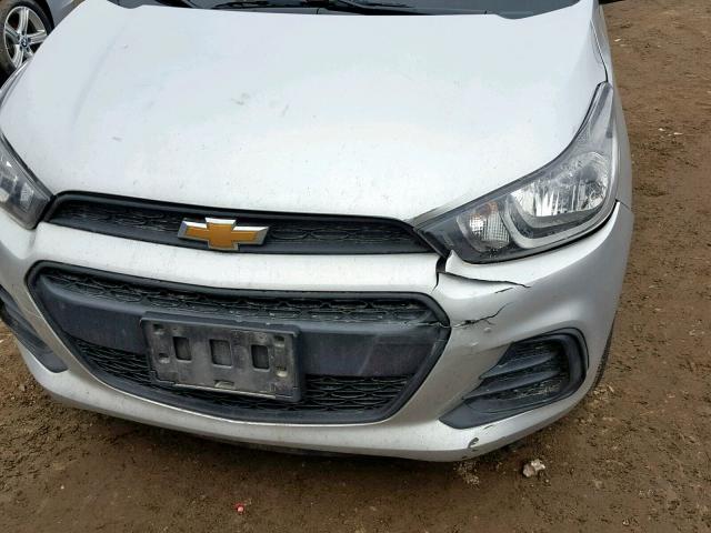 KL8CA6SA5HC743856 - 2017 CHEVROLET SPARK LS SILVER photo 9