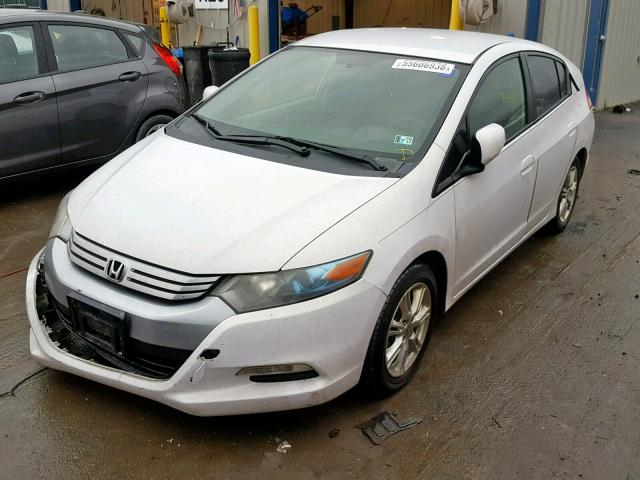 JHMZE2H71AS009106 - 2010 HONDA INSIGHT EX WHITE photo 2