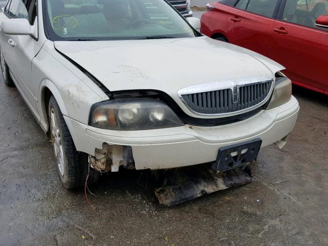 1LNHM87A25Y612306 - 2005 LINCOLN LS SILVER photo 9