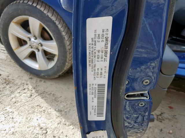 1B3CB4HA2AD592203 - 2010 DODGE CALIBER SX BLUE photo 10