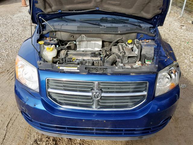 1B3CB4HA2AD592203 - 2010 DODGE CALIBER SX BLUE photo 7